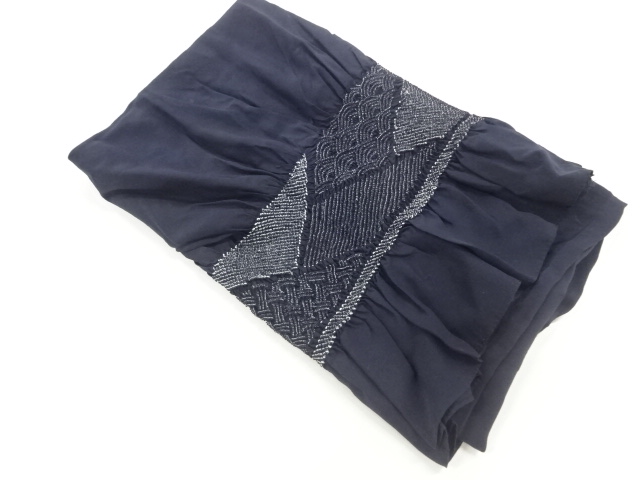 JAPANESE HEKO OBI / FOR MEN / SHIBORI / WAVE